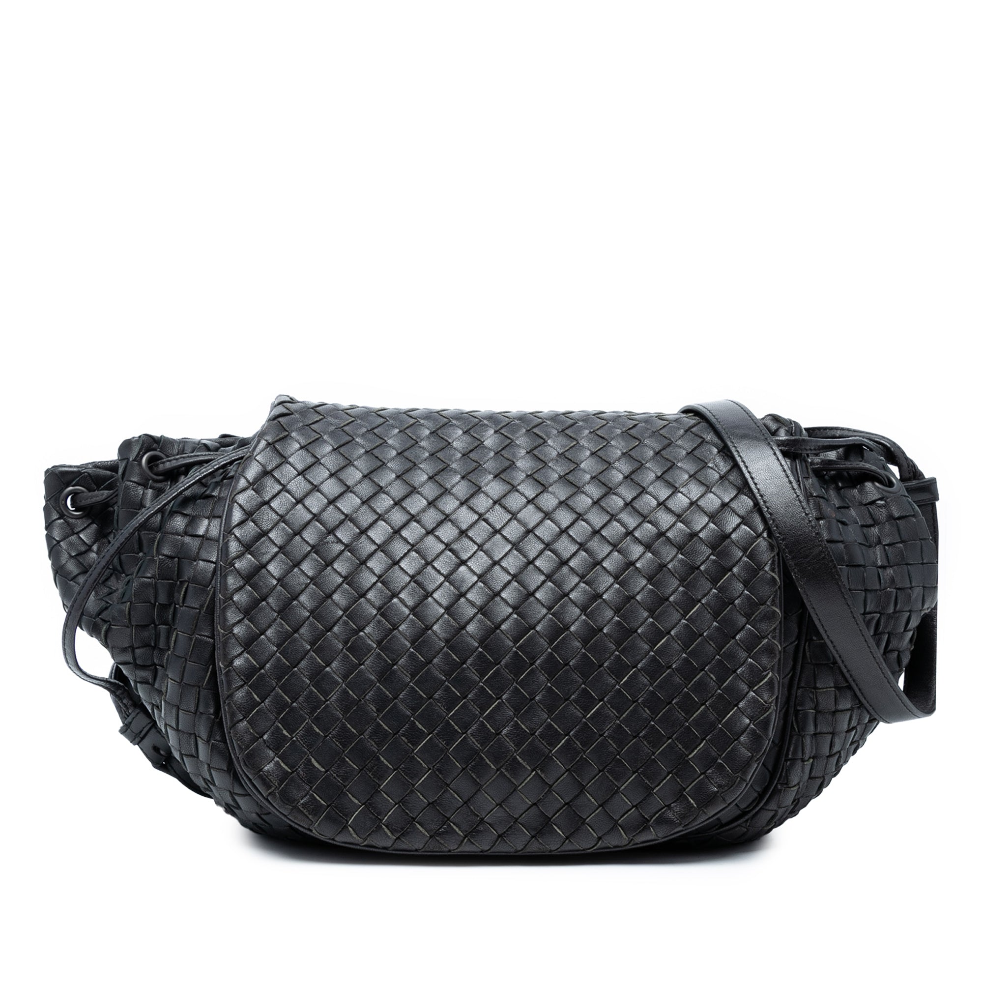 Nappa Intrecciato Flap Crossbody
