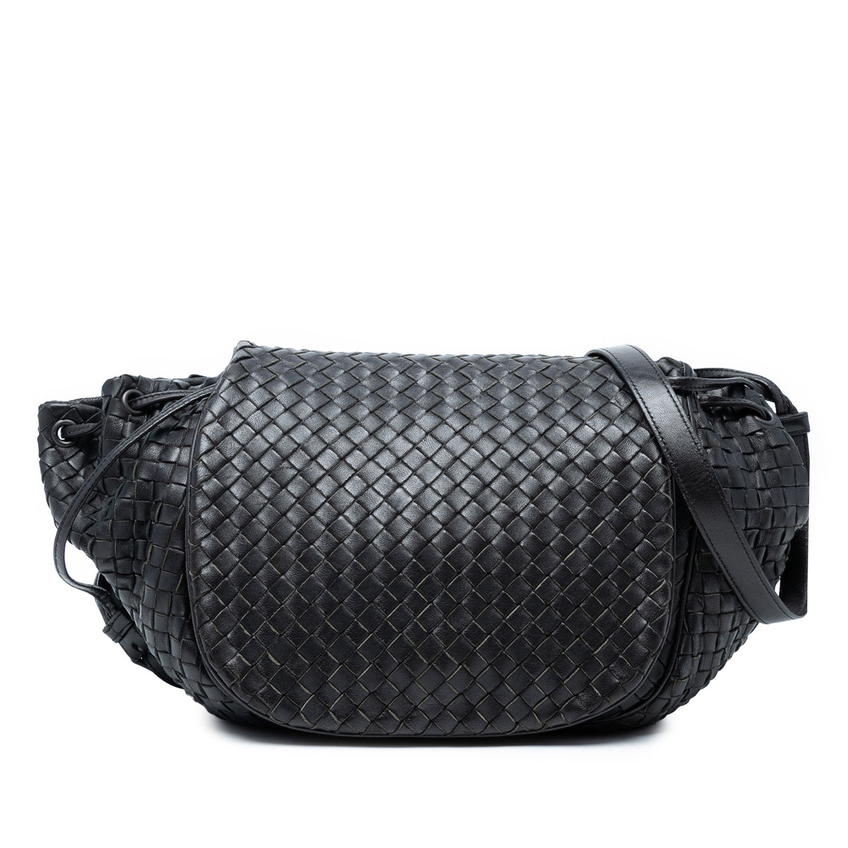 Nappa Intrecciato Flap Crossbody