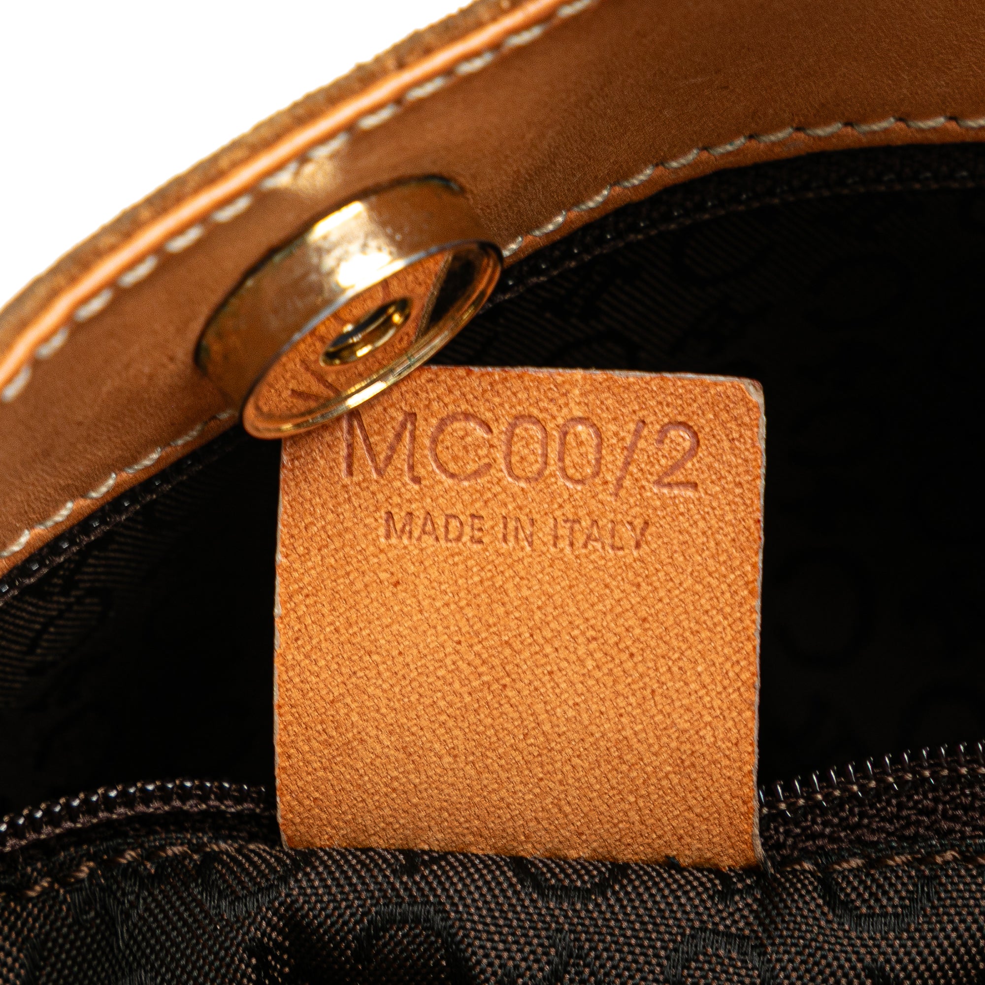 C Macadam Suede Shoulder Bag