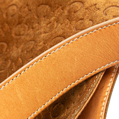 C Macadam Suede Shoulder Bag