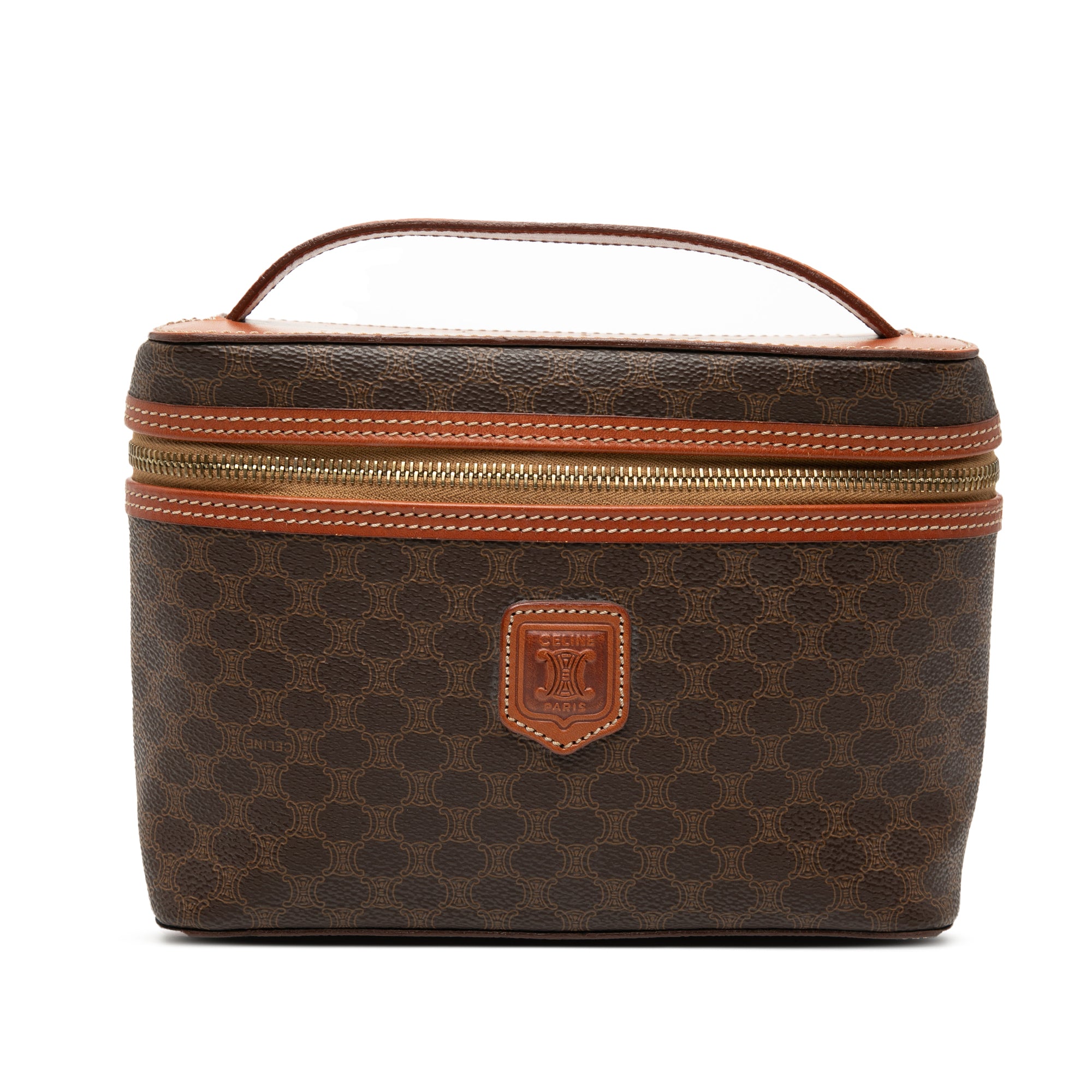 Macadam Coated Canvas Vanity Bag