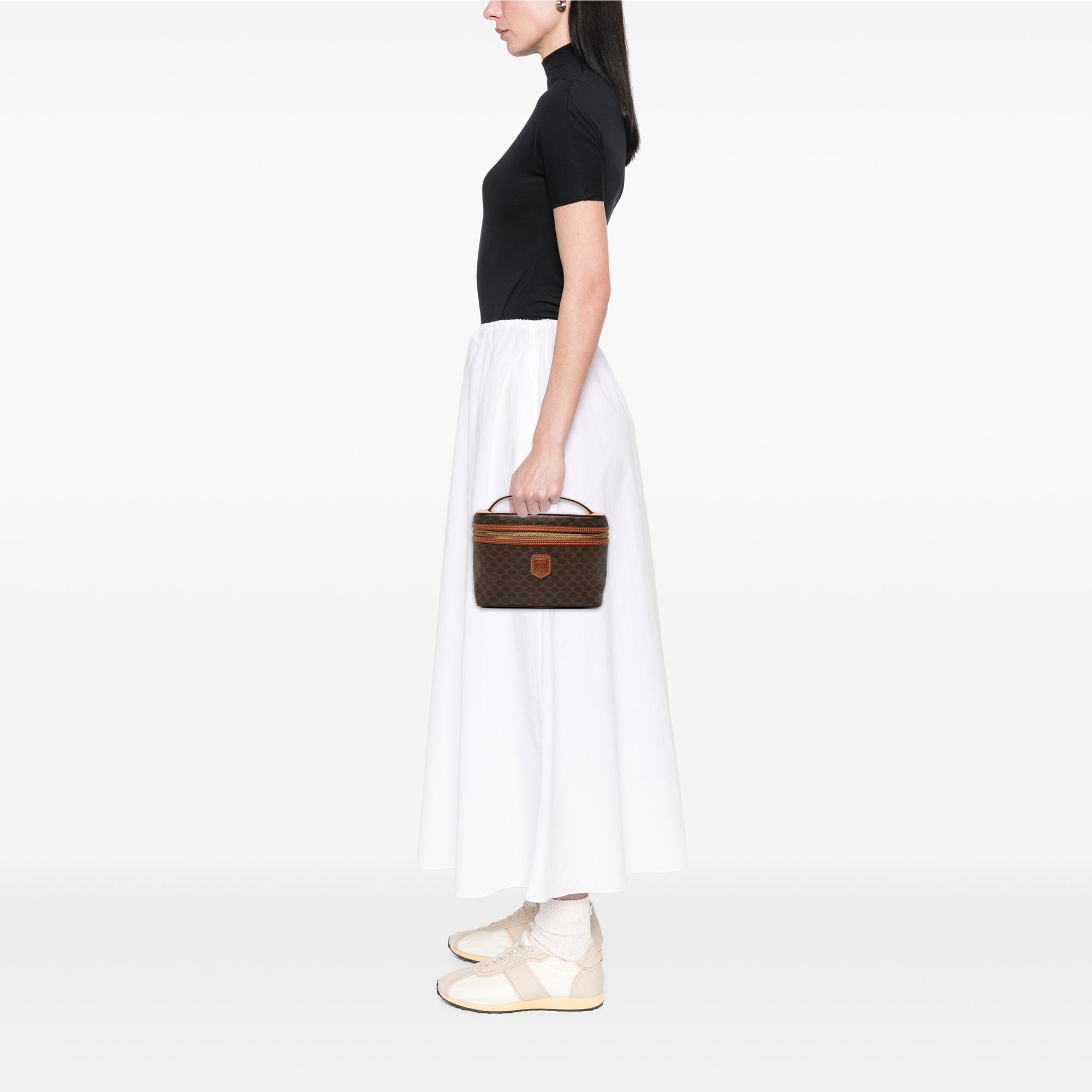 Macadam Coated Canvas Vanity Bag