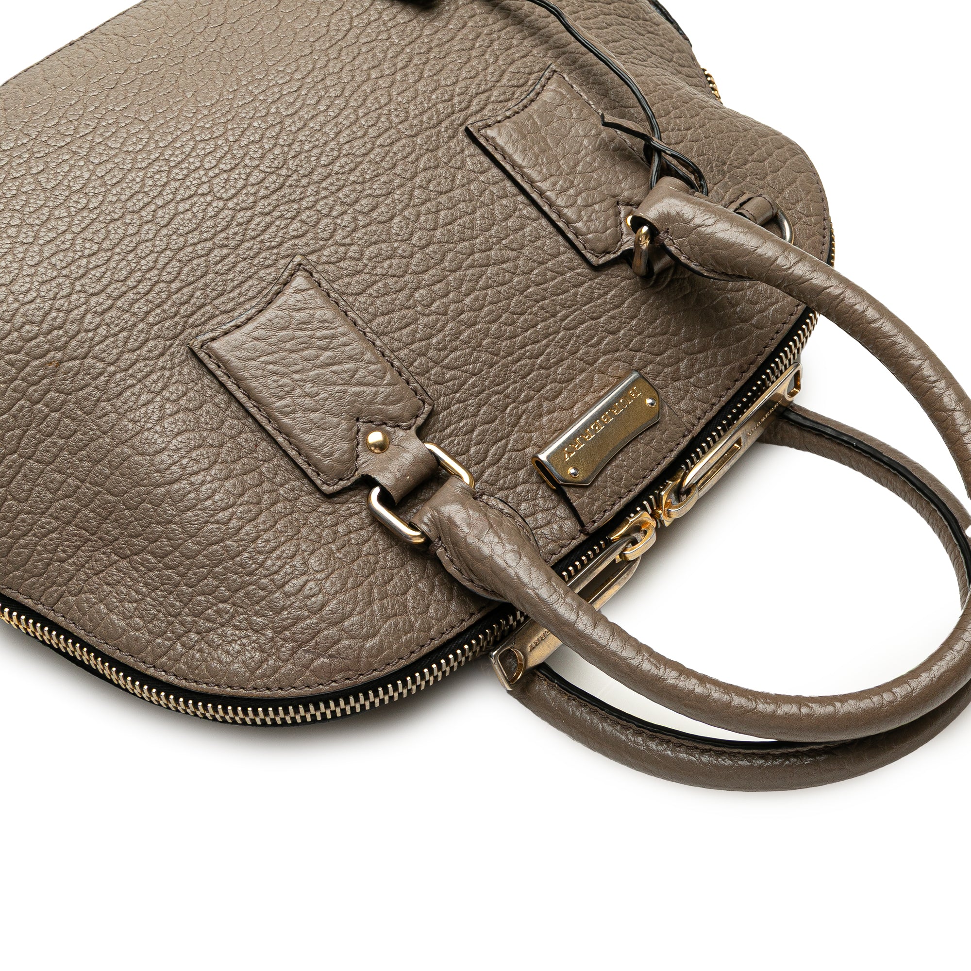 Small Grained Calfskin Heritage Orchard Bowling Bag
