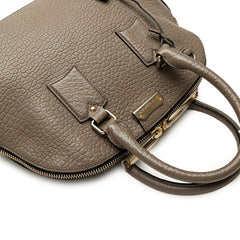 Small Grained Calfskin Heritage Orchard Bowling Bag