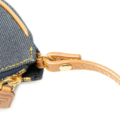 Mini Denim Saddle Pochette