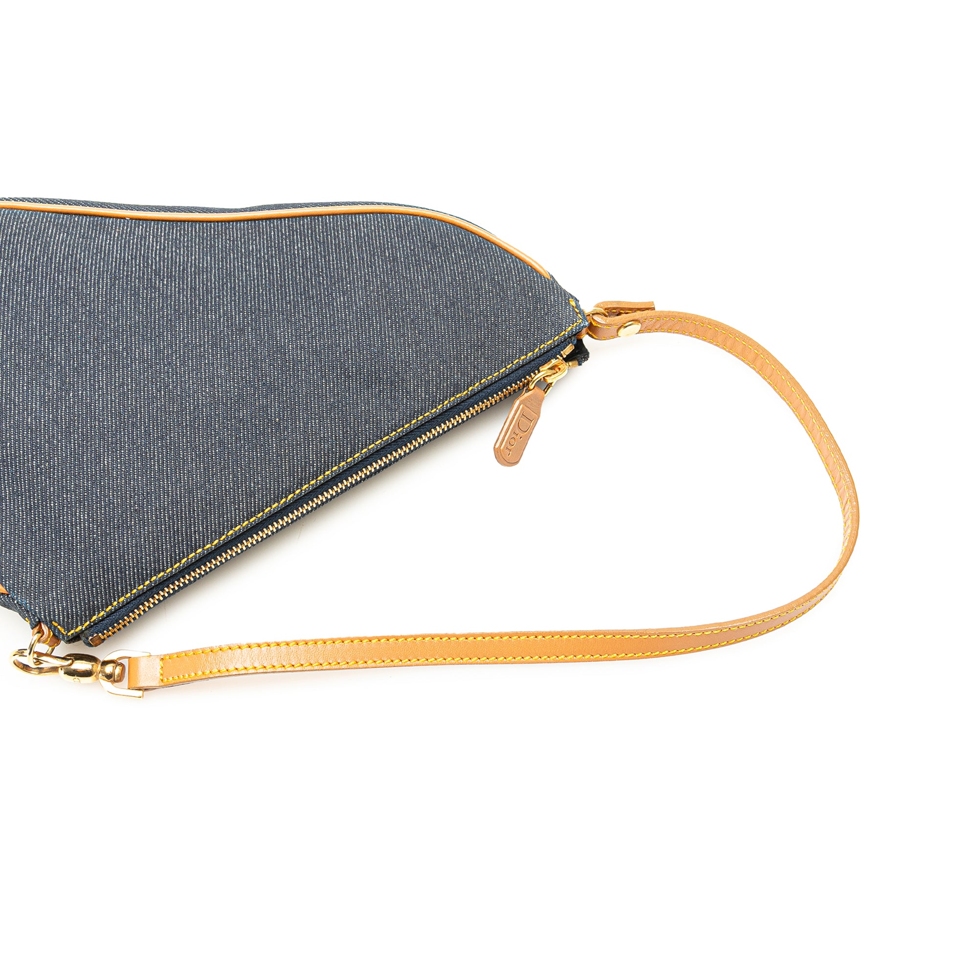 Mini Denim Saddle Pochette