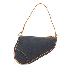 Mini Denim Saddle Pochette