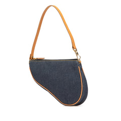 Mini Denim Saddle Pochette
