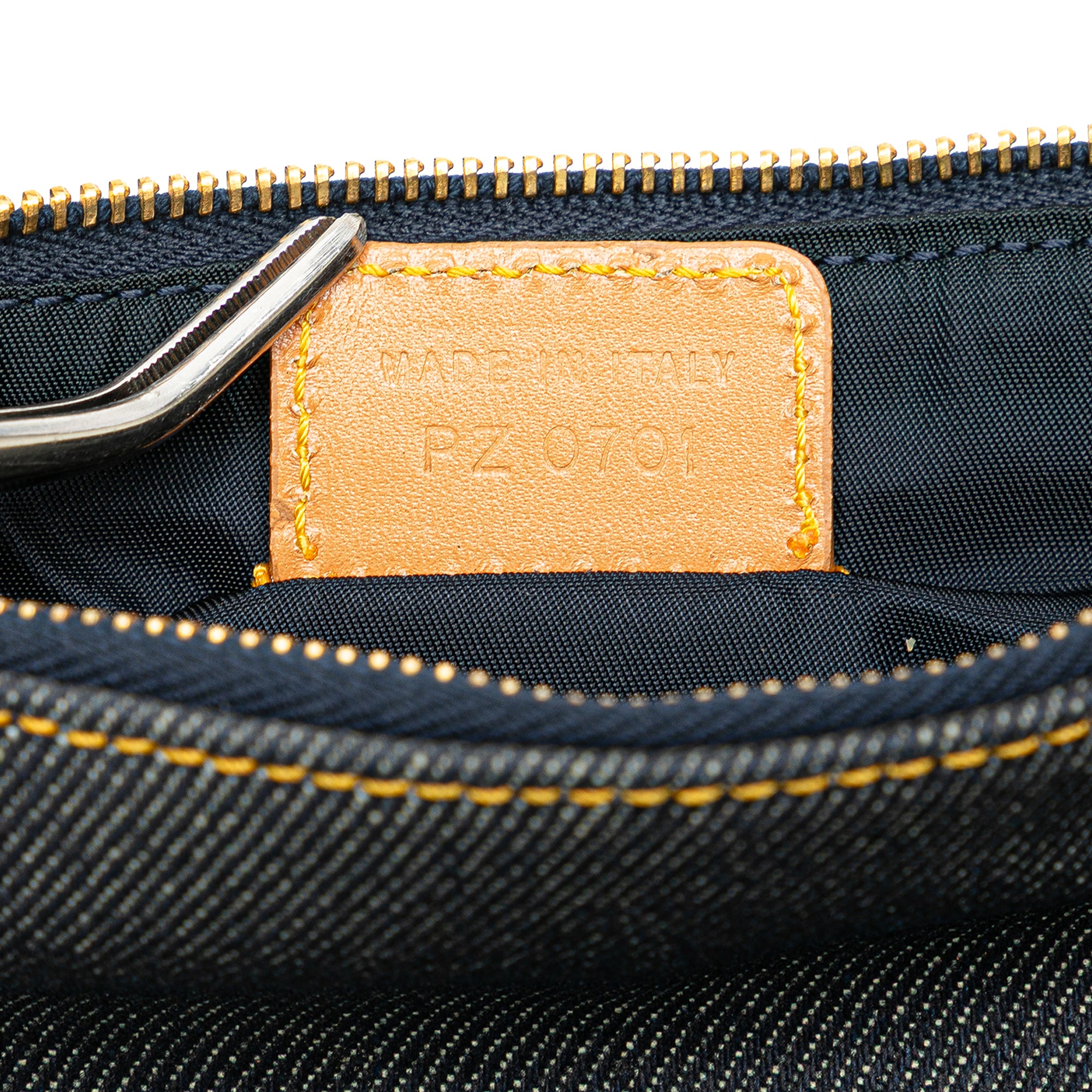 Mini Denim Saddle Pochette