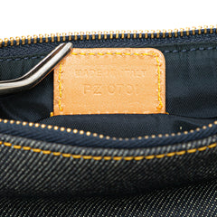 Mini Denim Saddle Pochette