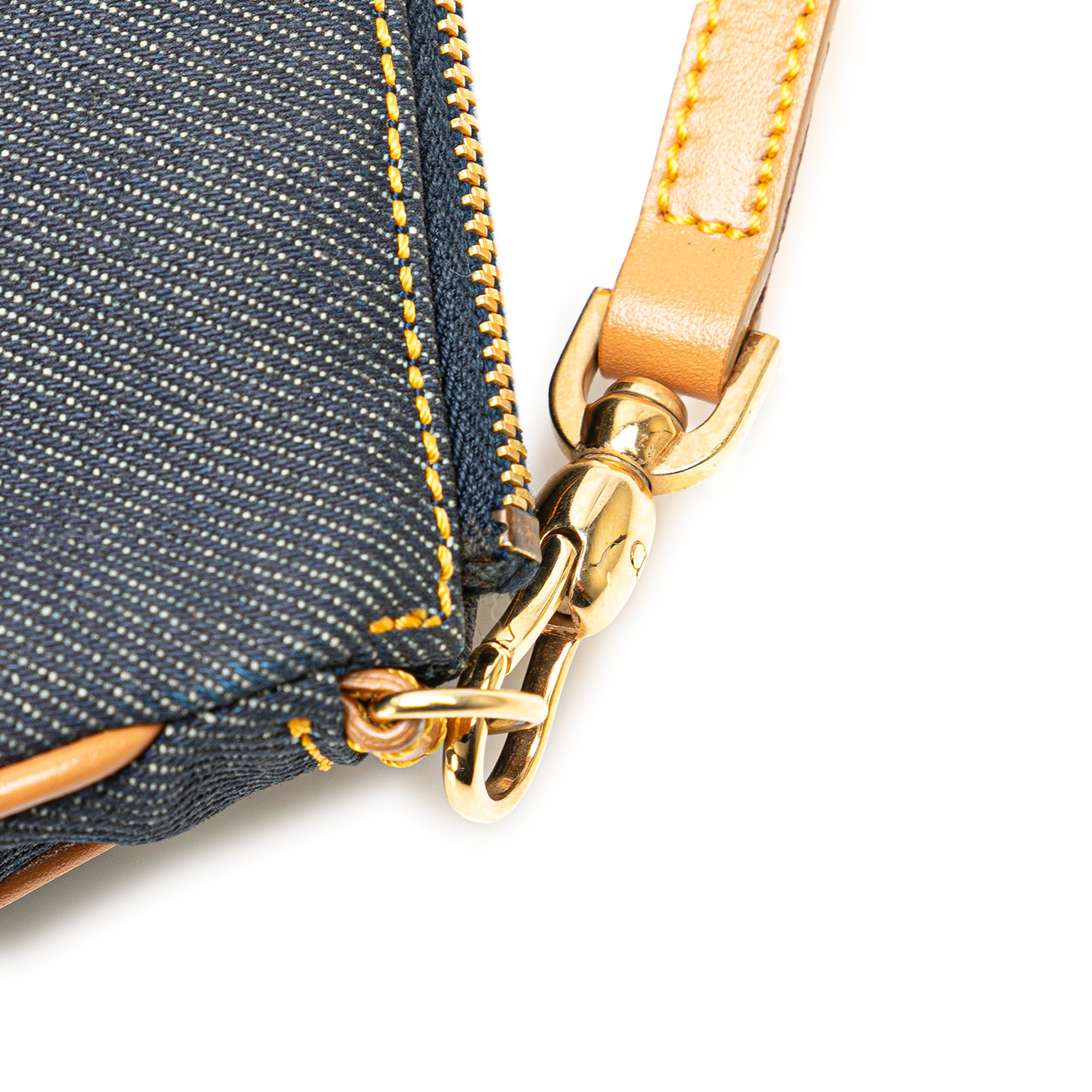 Mini Denim Saddle Pochette