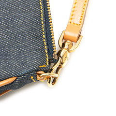 Mini Denim Saddle Pochette