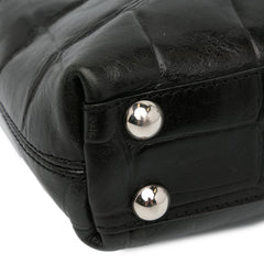 Embossed Leather Shoulder Bag_9