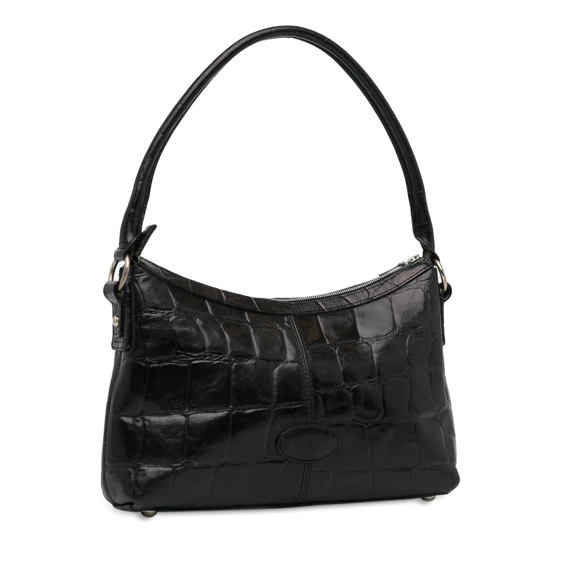 Embossed Leather Shoulder Bag_1