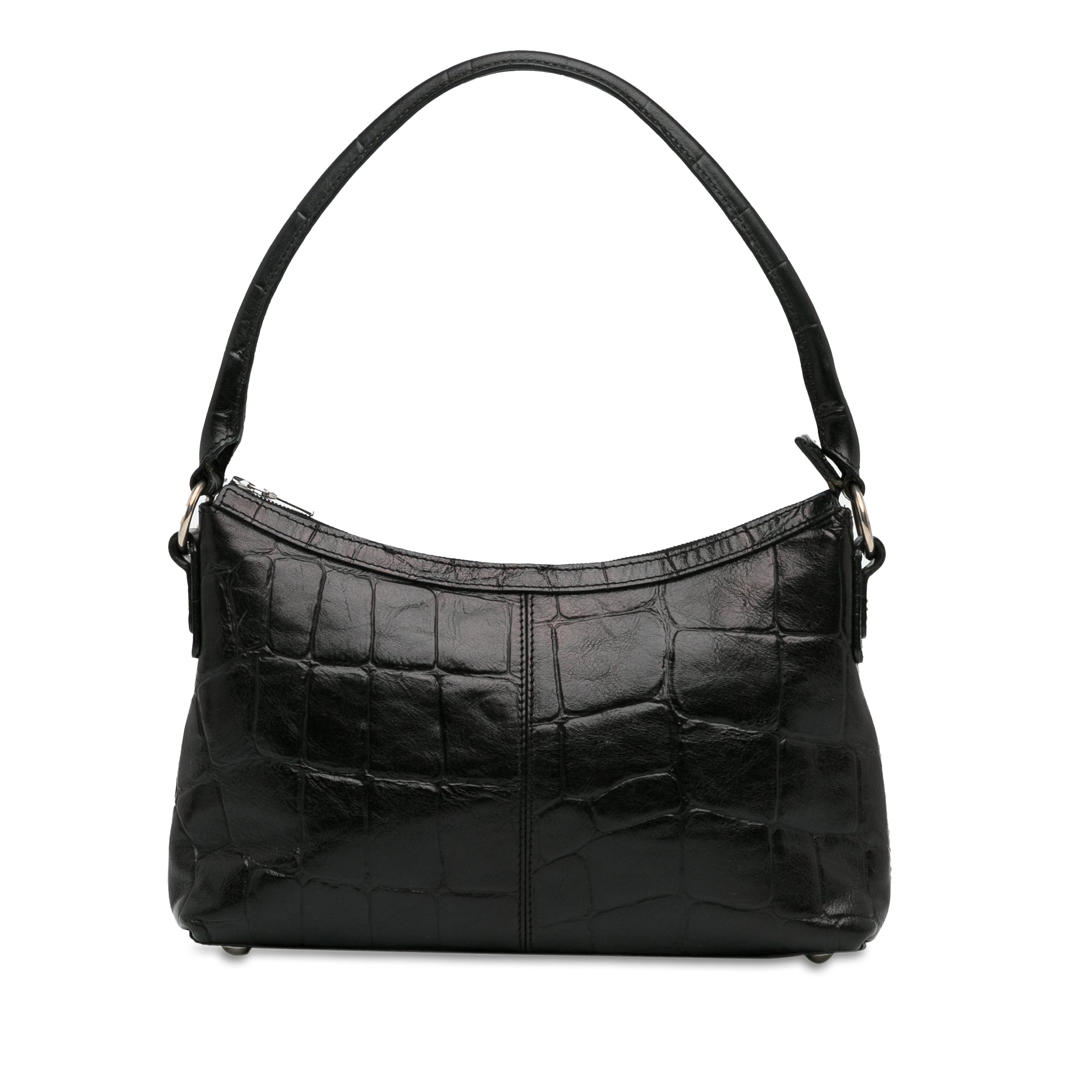 Embossed Leather Shoulder Bag_3