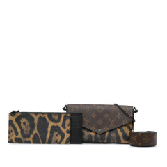 Monogram Animal Print Pochette Felicie