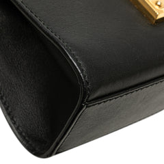 Small Leather Padlock Crossbody