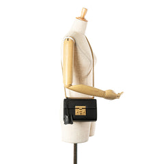 Small Leather Padlock Crossbody