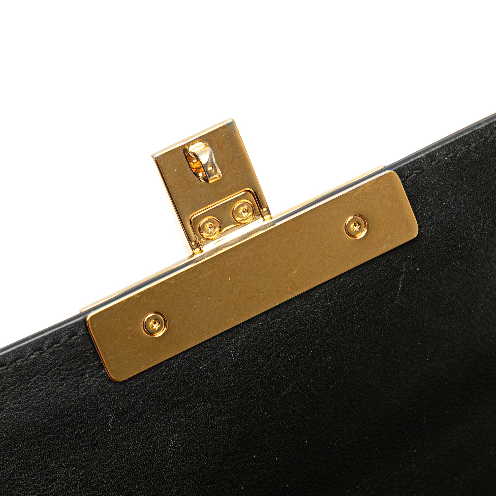 Small Leather Padlock Crossbody