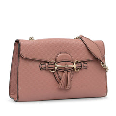 Medium Microguccissima Emily Shoulder Bag