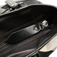 Mega Check Canvas Lowry Satchel