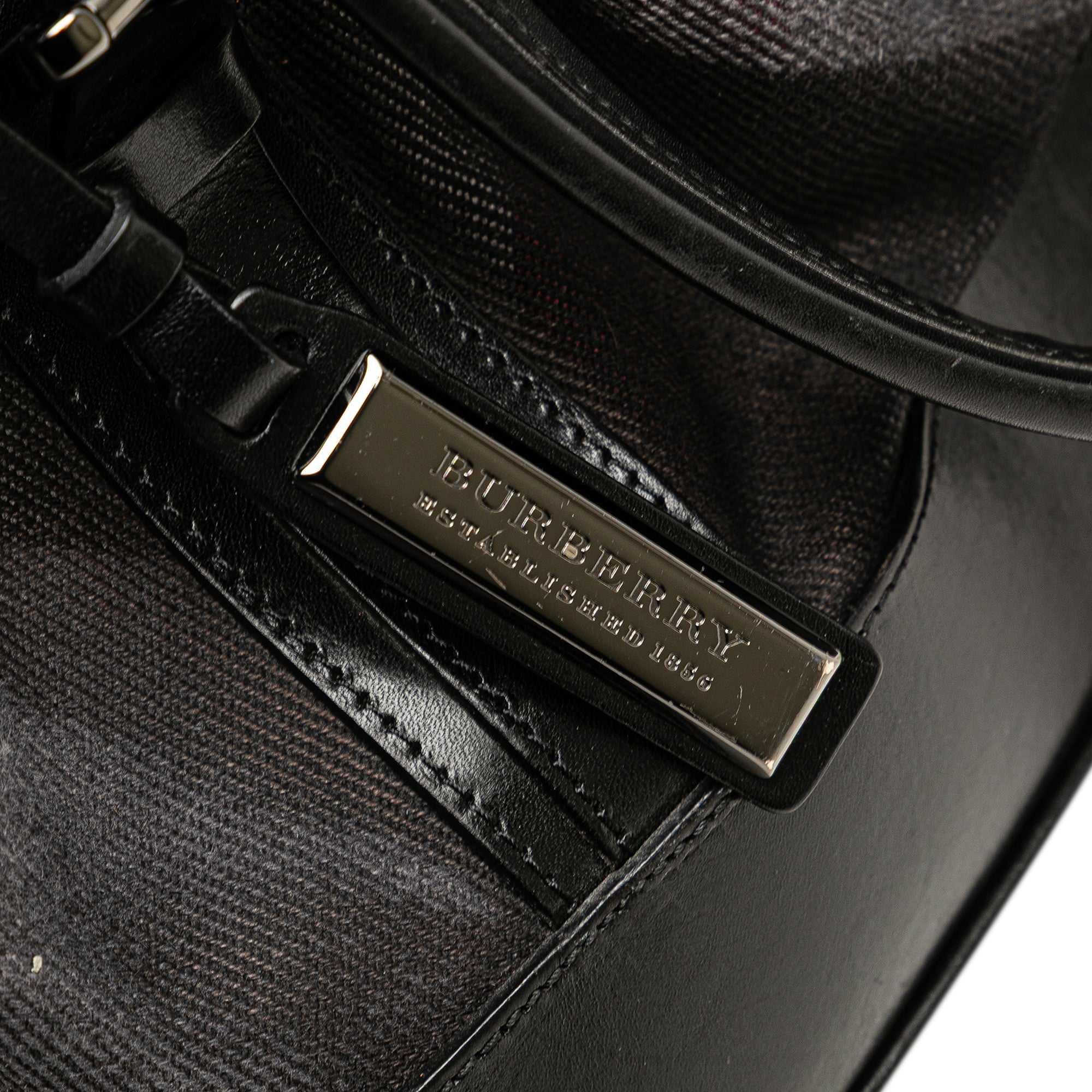 Mega Check Canvas Lowry Satchel