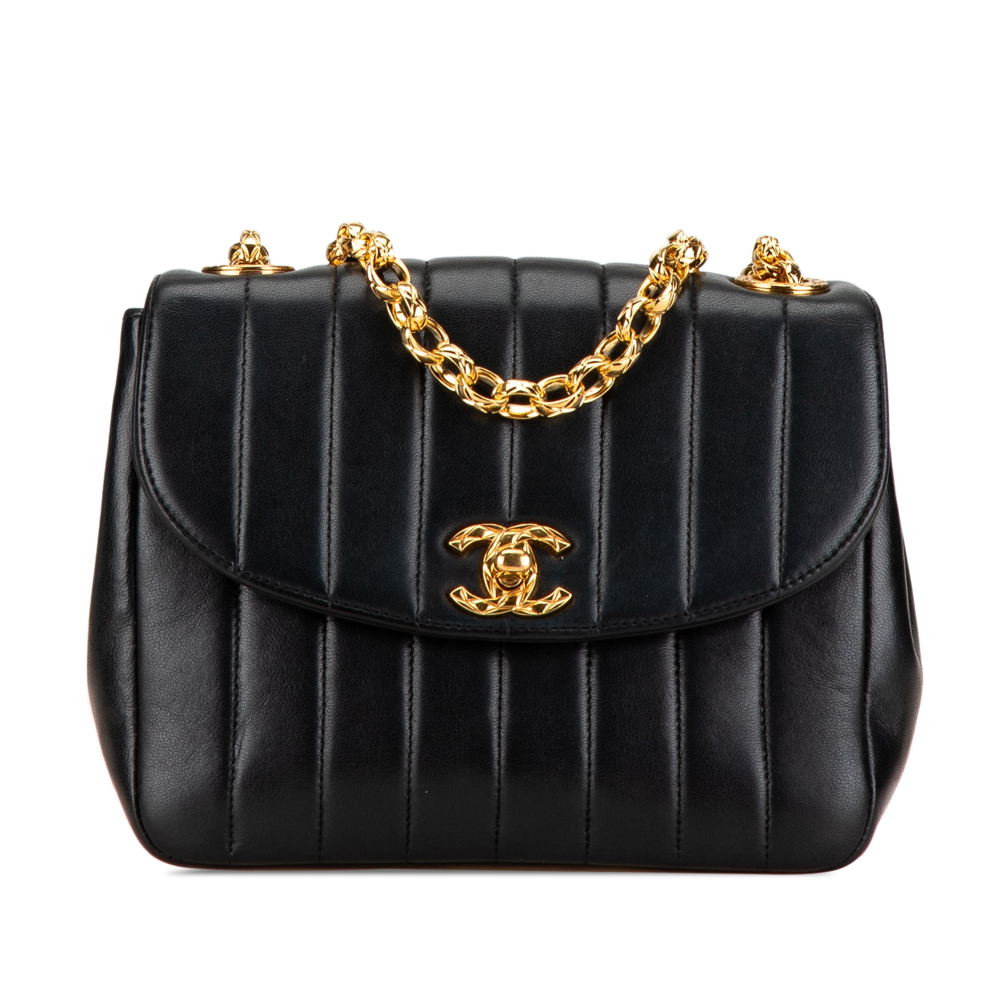 Lambskin Mademoiselle Bijoux Chain Flap