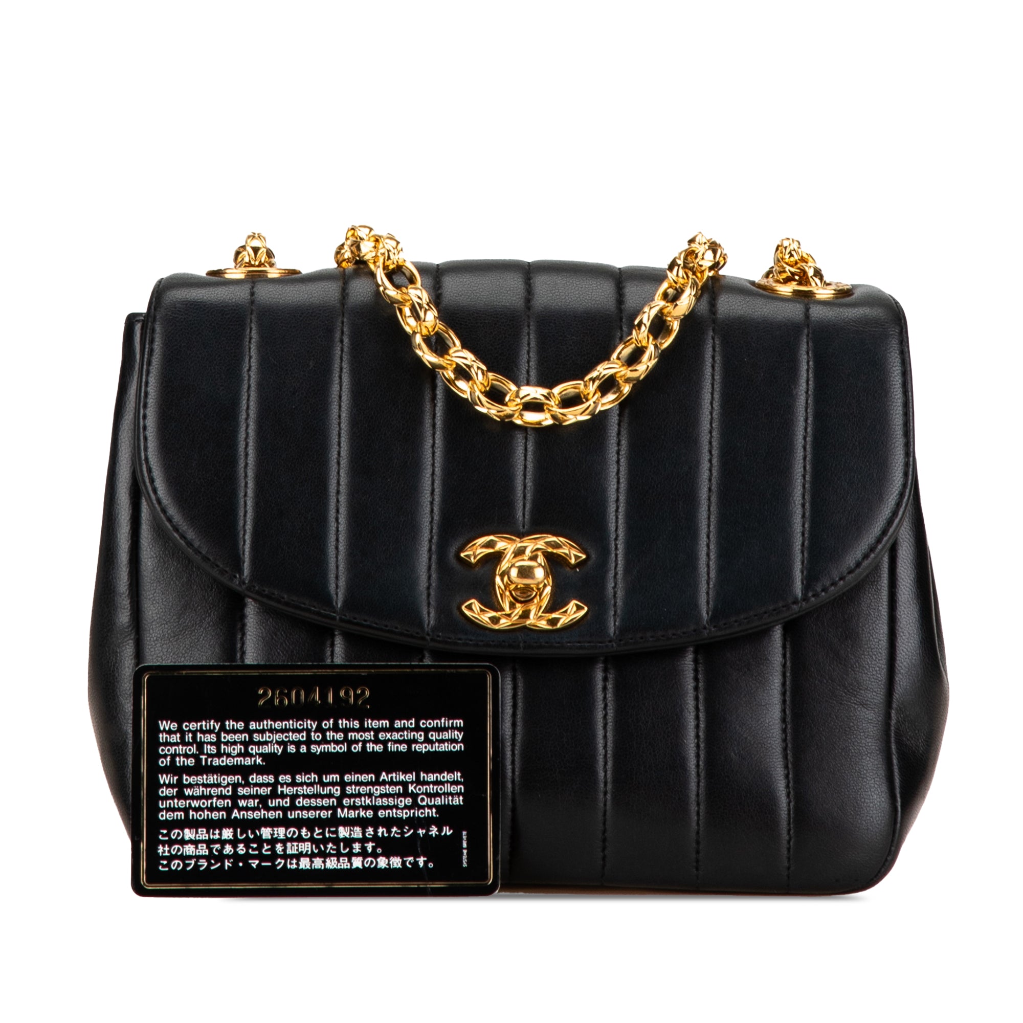 Lambskin Mademoiselle Bijoux Chain Flap