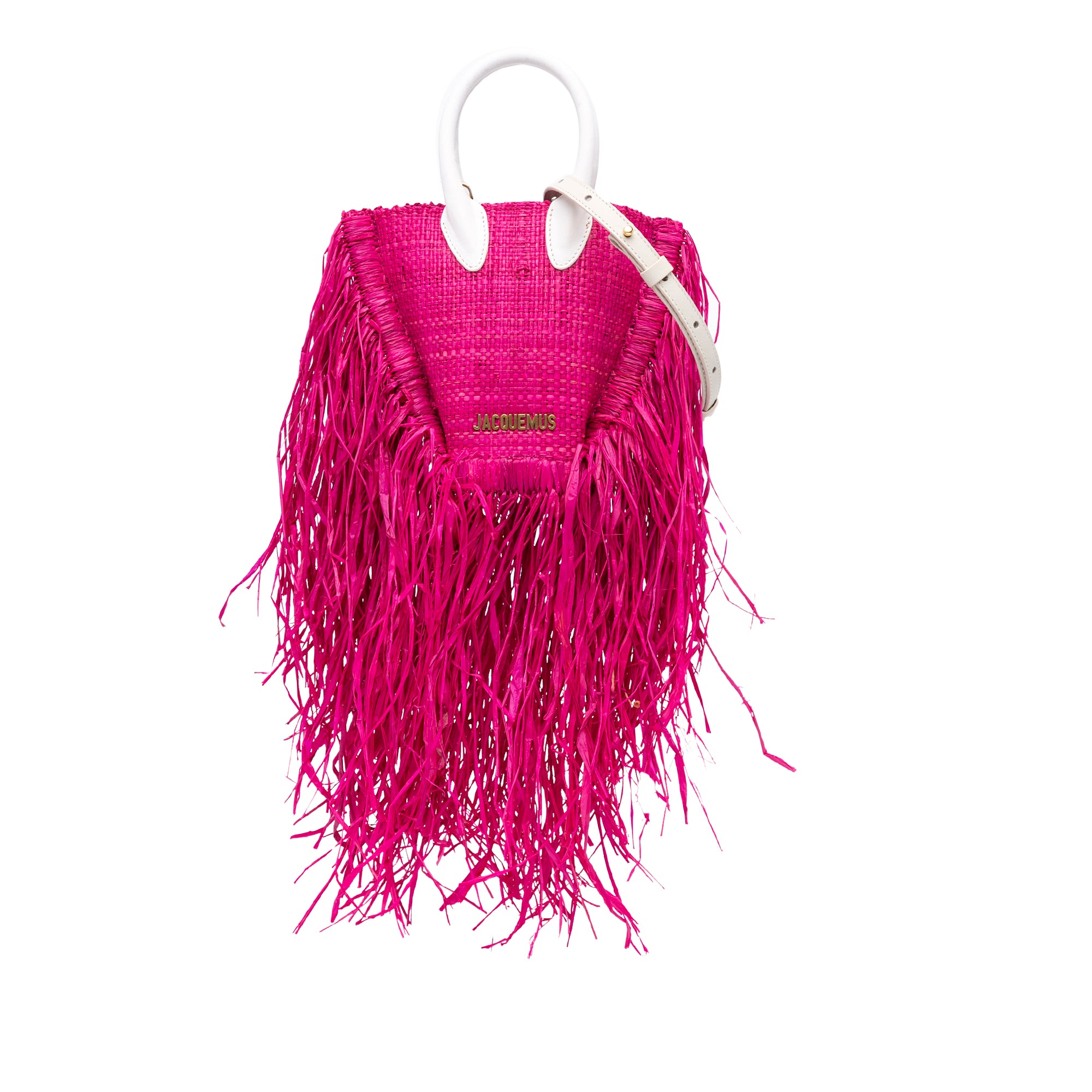 Raffia Le Petit Baci Satchel