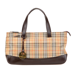 Haymarket Check Canvas Handbag