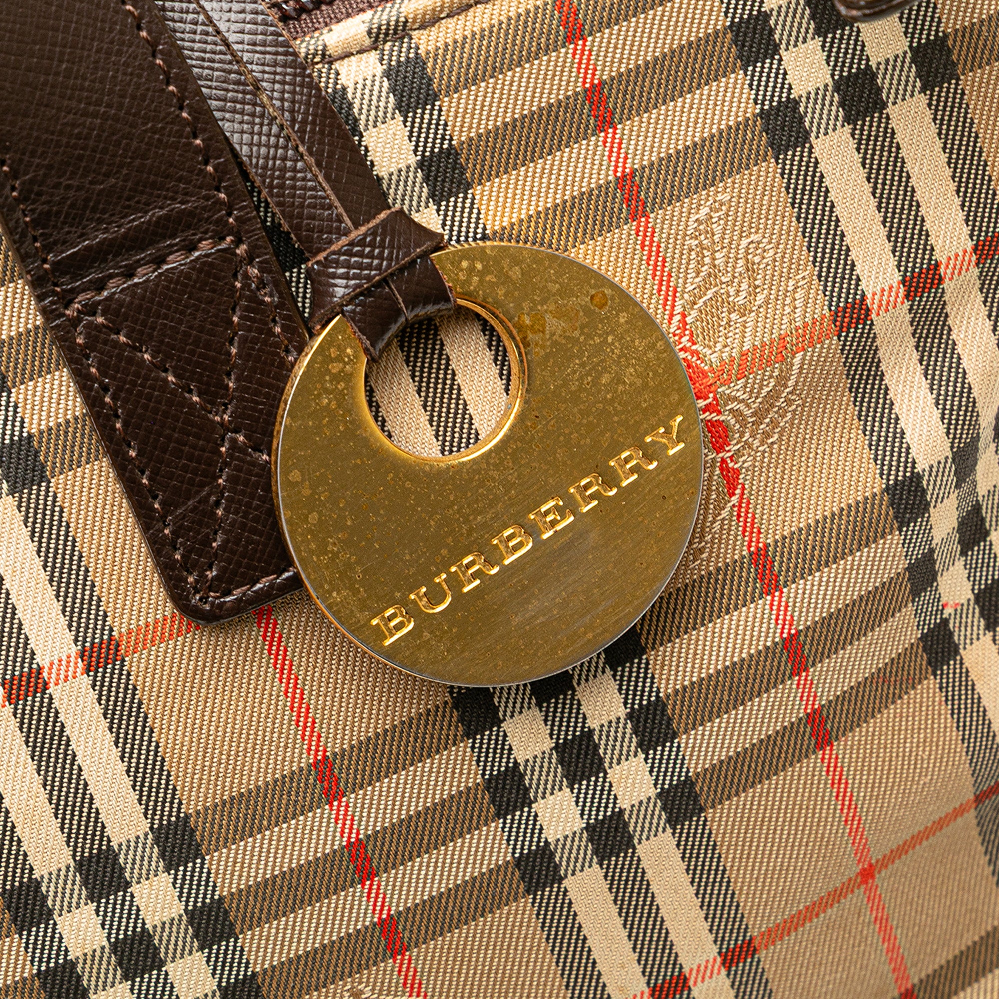 Haymarket Check Canvas Handbag