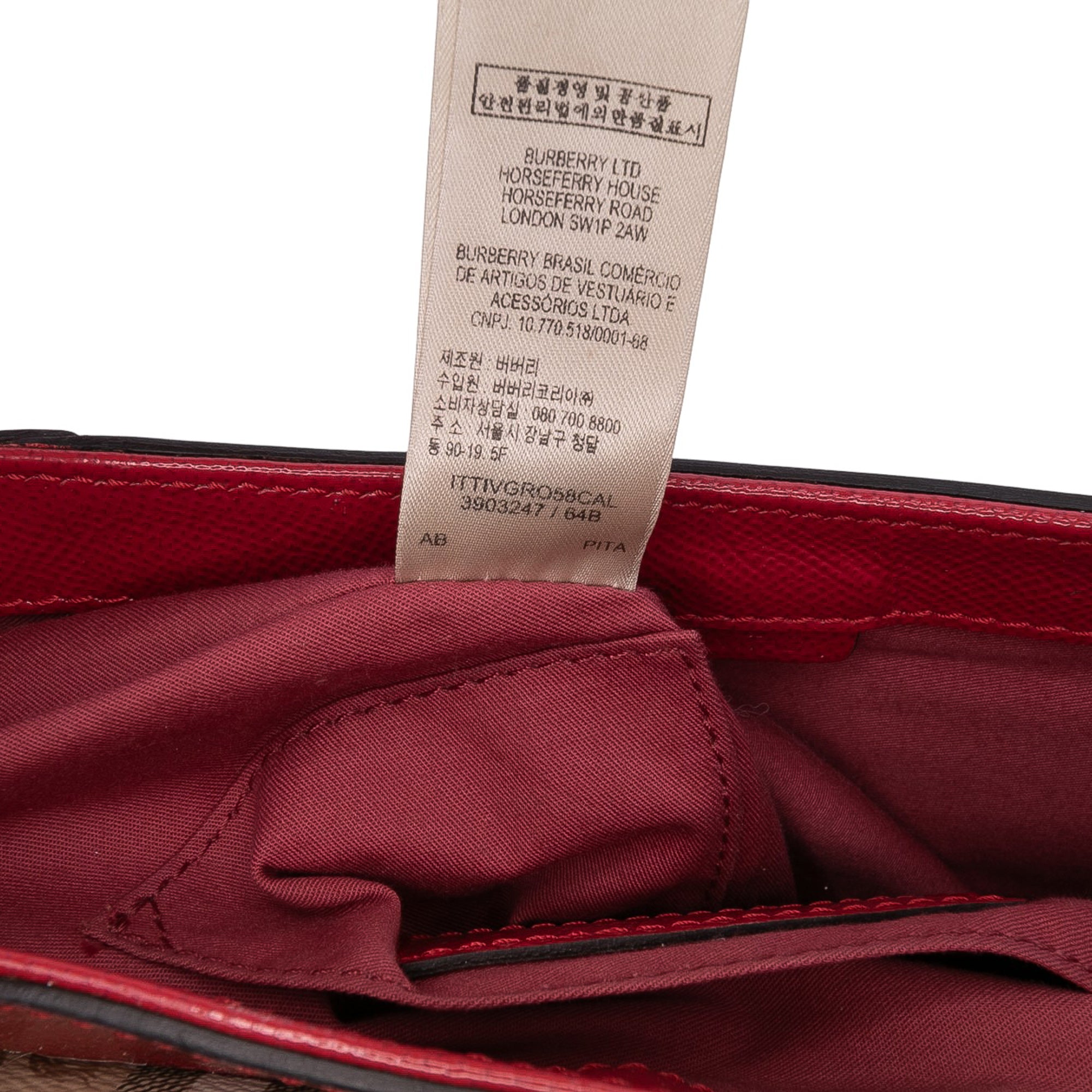 Patent Leather and Haymarket Check Coated Canvas Maydown Crossbody