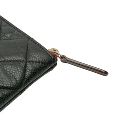 Large Quilted Caviar O Case Clutch
