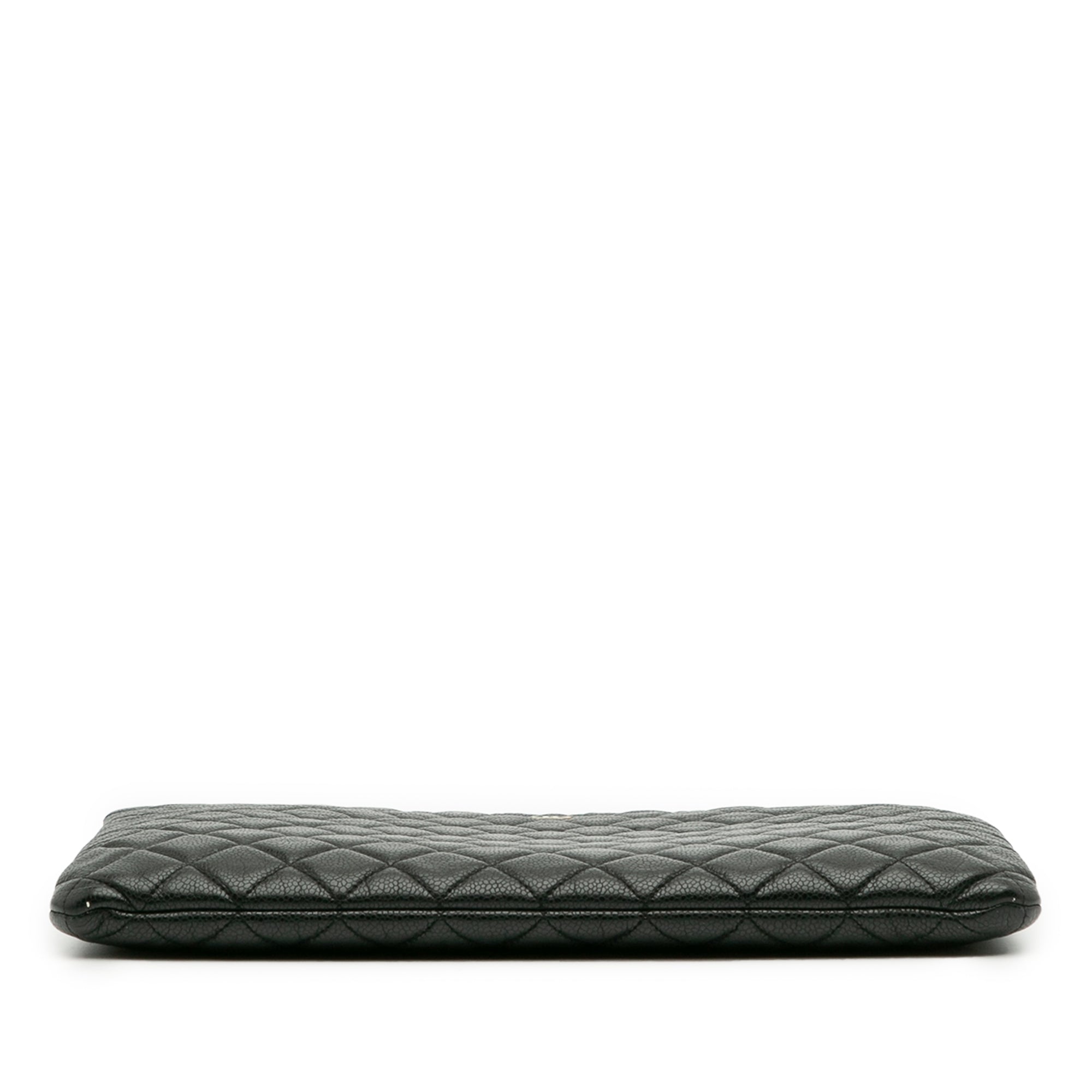 Large Quilted Caviar O Case Clutch