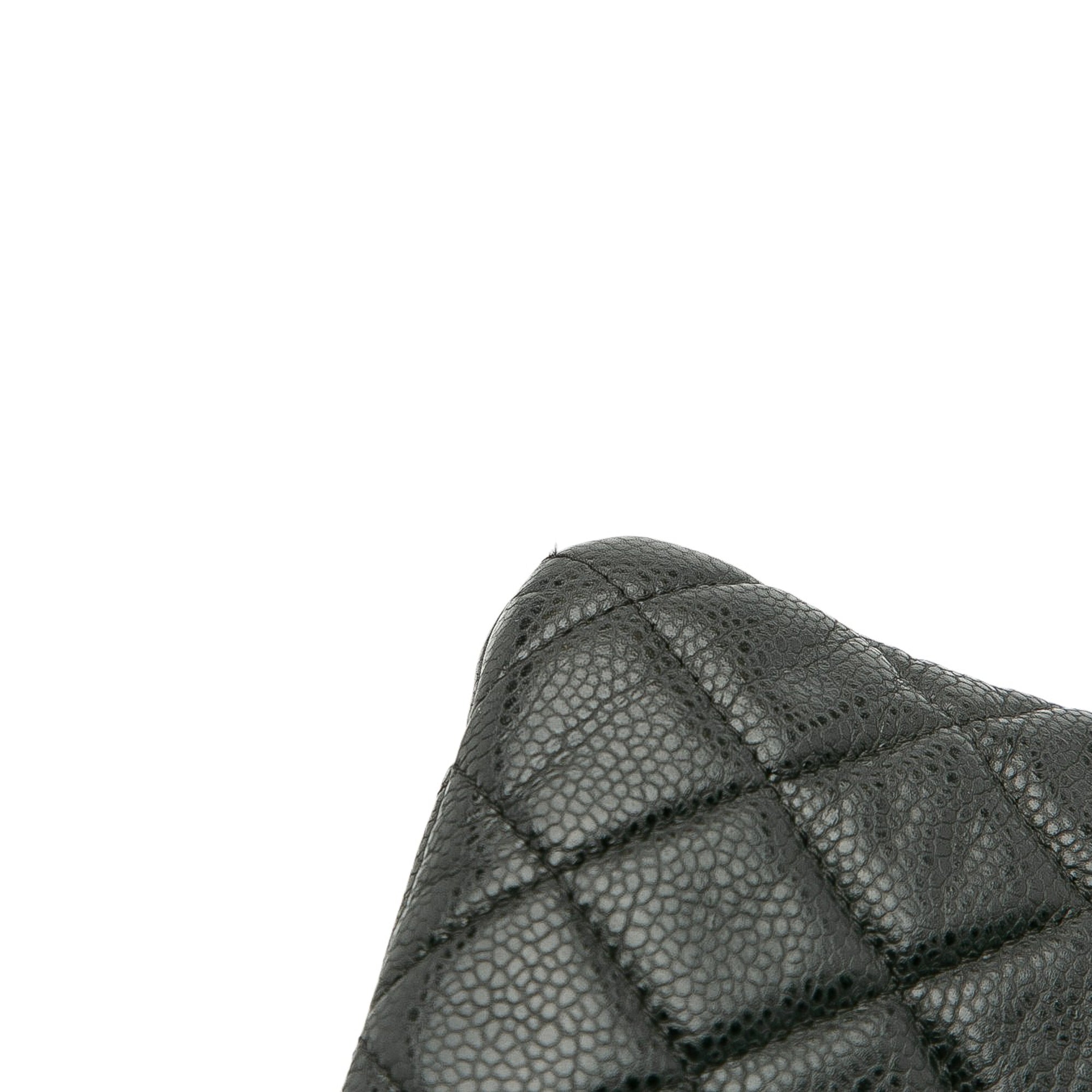 Large Quilted Caviar O Case Clutch