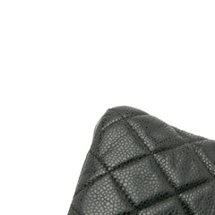 Large Quilted Caviar O Case Clutch