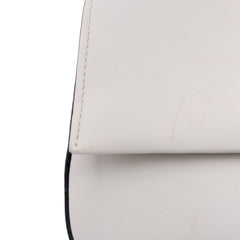Leather Convertible Baguette Satchel