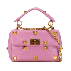 Medium Nappa Roman Stud Satchel