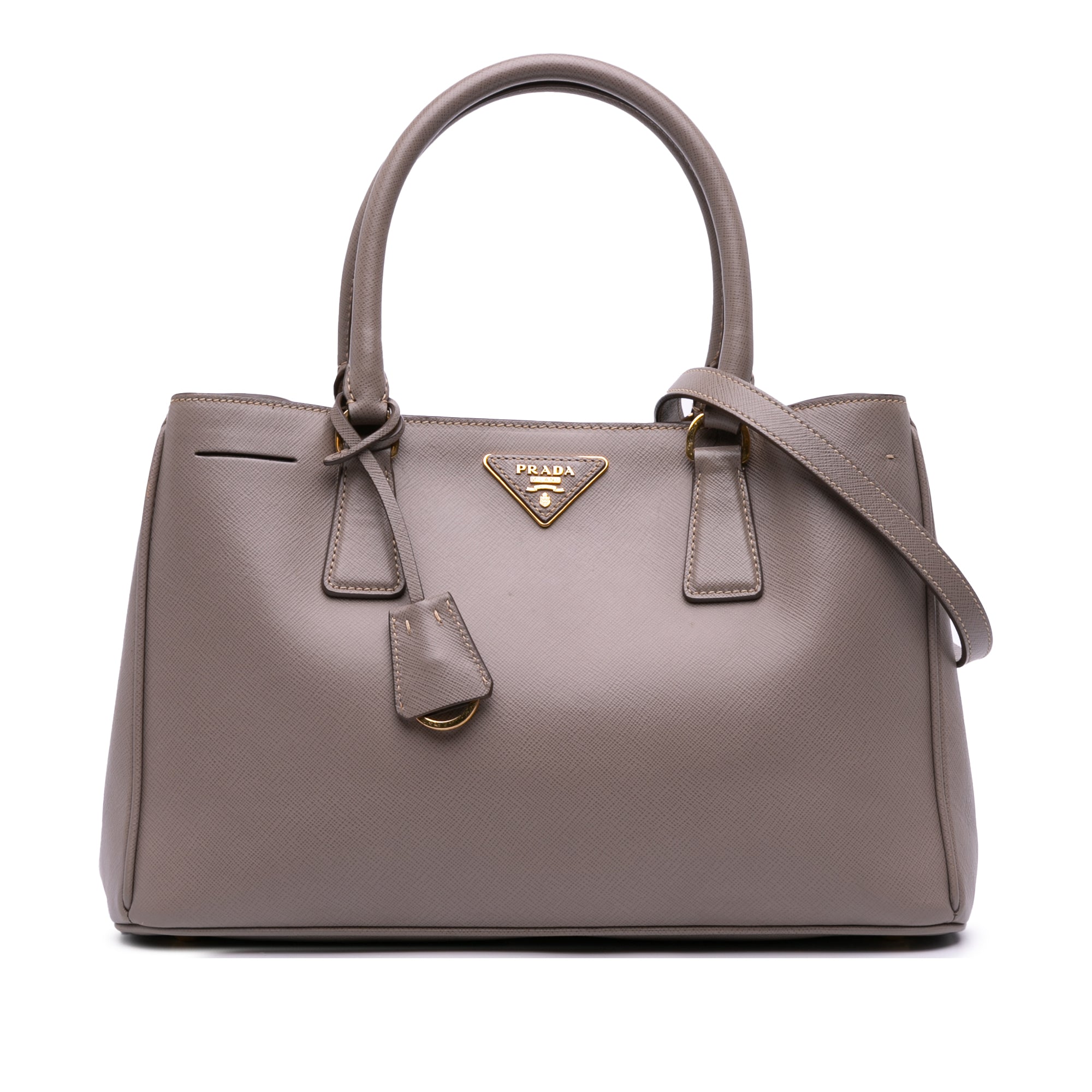 Small Saffiano Lux Galleria Satchel
