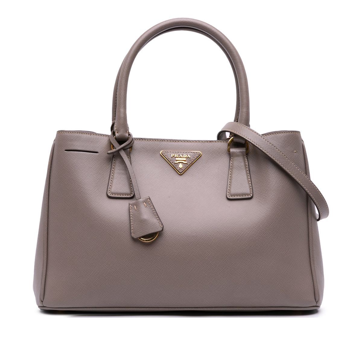Small Saffiano Lux Galleria Satchel