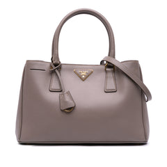Small Saffiano Lux Galleria Satchel