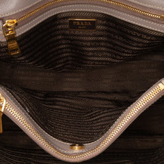 Small Saffiano Lux Galleria Satchel