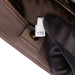 Small Saffiano Lux Galleria Satchel