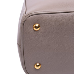 Small Saffiano Lux Galleria Satchel