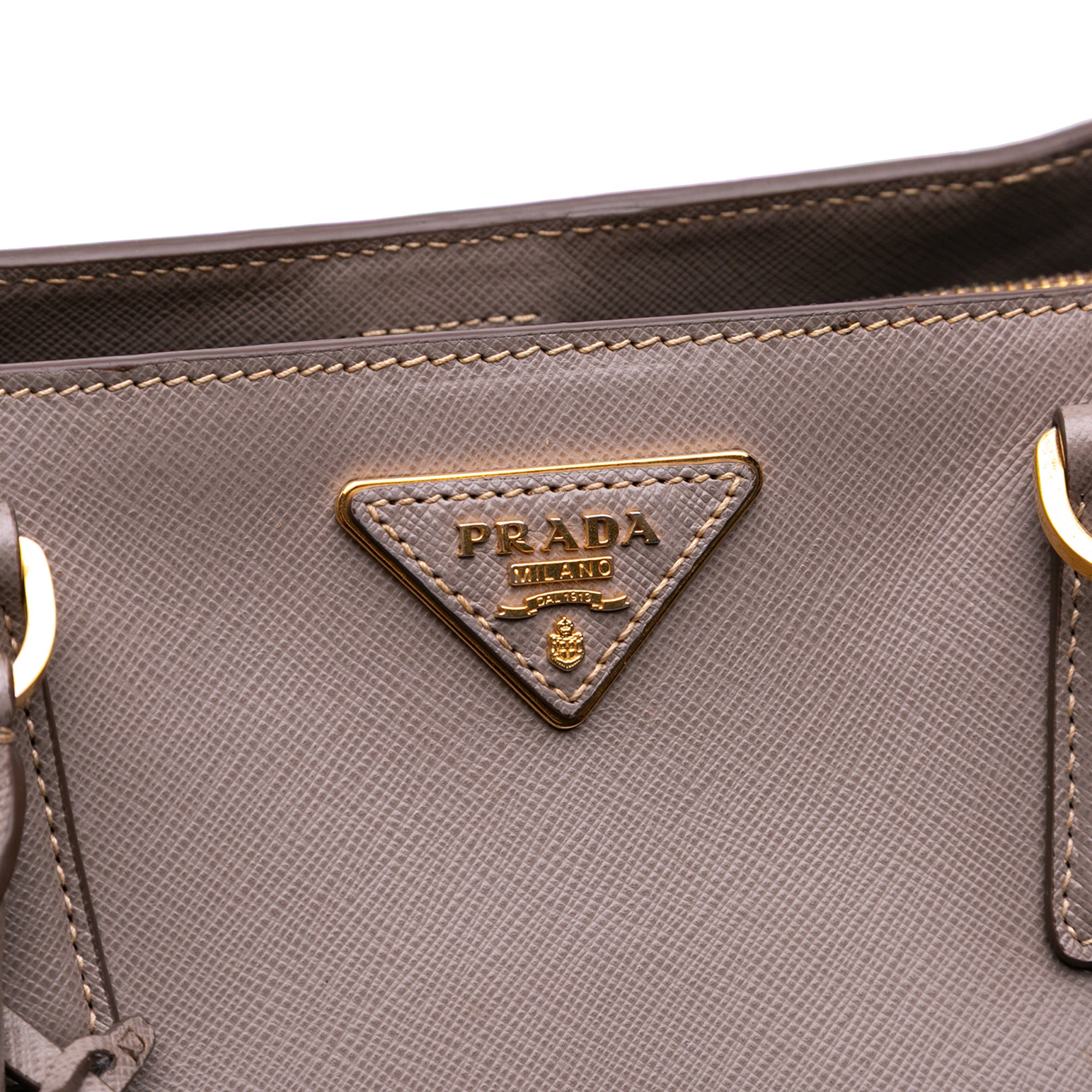 Small Saffiano Lux Galleria Satchel