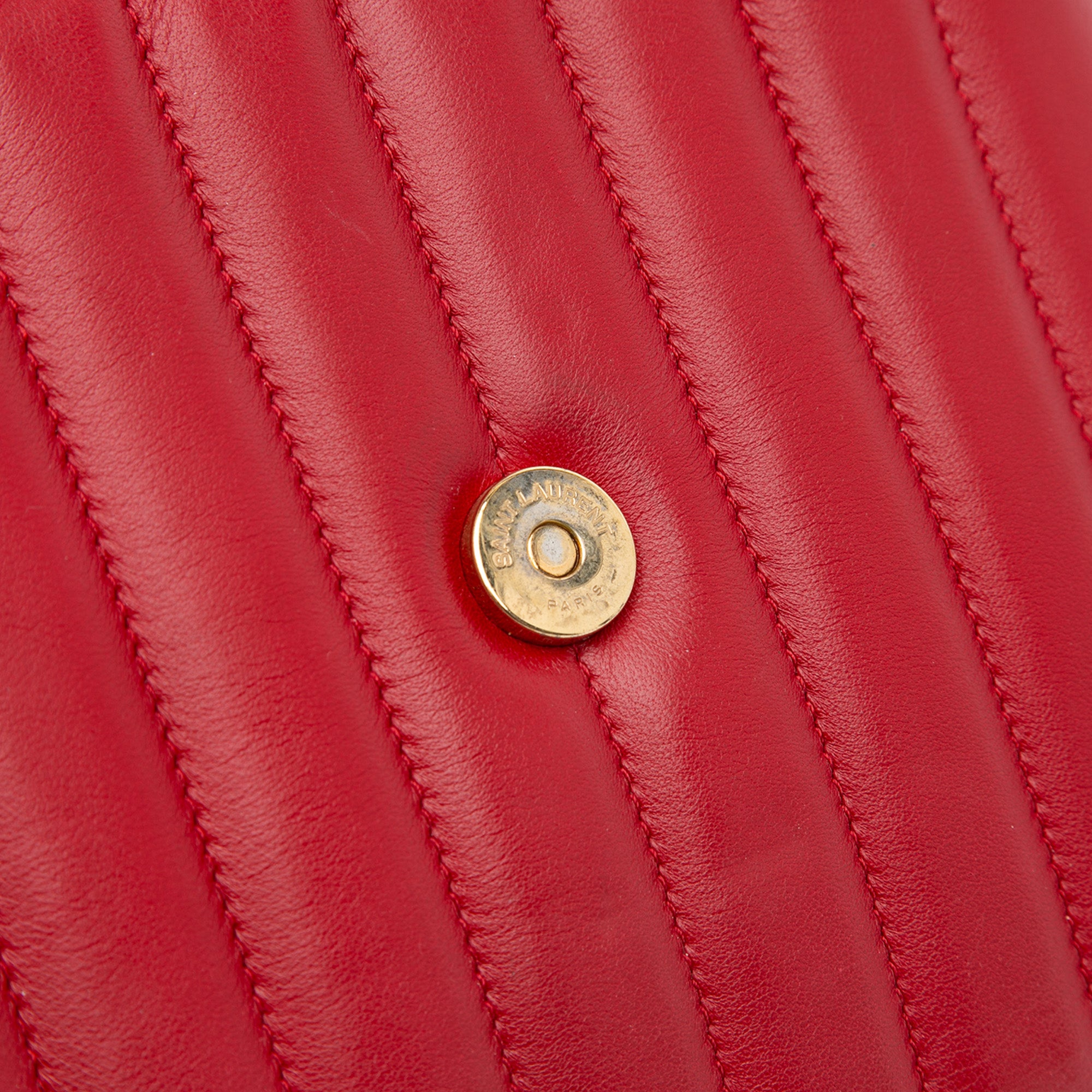 Medium Lambskin Monogram Vicky Chain Bag