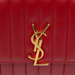 Medium Lambskin Monogram Vicky Chain Bag