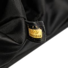 CC Check Embossed Velvet Belted Side Frame Bag