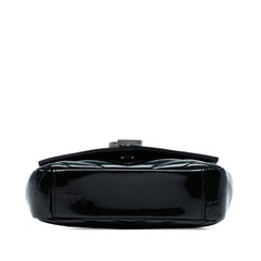 Baby Patent Chevron Classic Monogram Chain Bag