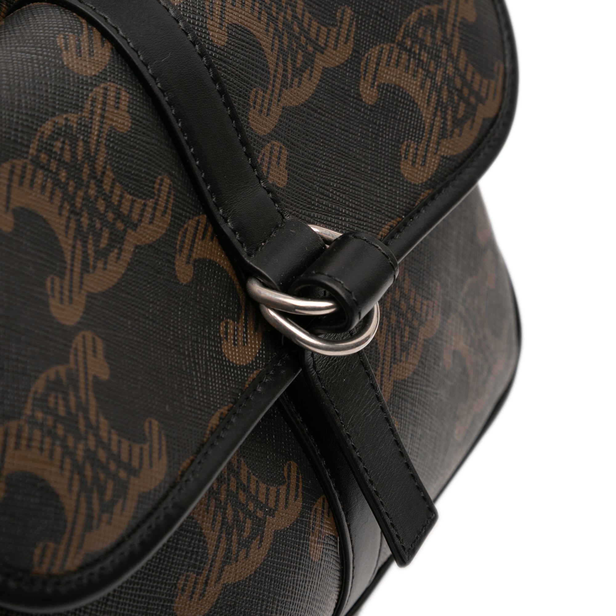 Medium Triomphe Coated Canvas Backpack